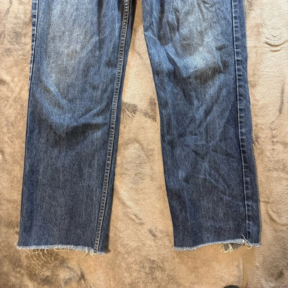 Vintage Levi's 505 Jeans Men's 38x34 Fits 36x30 Orange‎ Tab Faded Whiskered 90s